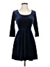 Forever 21 Solid Blue Casual Dress Size S - photo 1