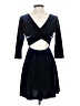 Forever 21 Solid Blue Casual Dress Size S - photo 2