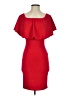Soprano Solid Red Cocktail Dress Size S - photo 1