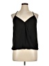Lily White 100% Polyester Black Sleeveless Blouse Size XL - photo 1