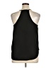 Lily White 100% Polyester Black Sleeveless Blouse Size XL - photo 2