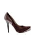 Paris Hilton 100% Leather Burgundy Heels Size 8 1/2 - photo 1