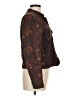 Christopher & Banks 100% Cotton Print Brown Jacket Size M - photo 4