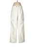 LACAUSA 100% Cotton Ivory Cargo Pants Size 8 - photo 1