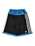 Adidas 100% Polyester Color Block Blue Athletic Shorts Size 6 - photo 1