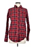 Kersh Plaid Red Long Sleeve Button-Down Shirt Size M - photo 1