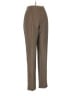 Max Mara Tweed Solid Tan Brown Dress Pants Size 6 - photo 1