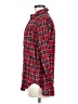 Kersh Plaid Red Long Sleeve Button-Down Shirt Size M - photo 5