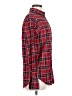 Kersh Plaid Red Long Sleeve Button-Down Shirt Size M - photo 4