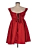 Shein 100% Polyester Solid Red Cocktail Dress Size 6 - photo 2