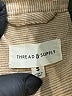 Thread & Supply Chevron-herringbone Tan Long Sleeve Blouse Size S - photo 7