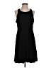 Unbranded Solid Black Casual Dress Size P (petite) - photo 1