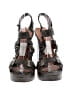 Lanvin 100% Leather Gray Brown Sandals Size EU 38 - photo 2