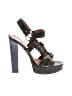 Lanvin 100% Leather Gray Brown Sandals Size EU 38 - photo 1