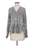 Vero Moda Metallic Gray Long Sleeve Blouse Size XS - photo 1