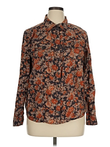 Christopher & Banks Long Sleeve Button-Down Shirt (view 1)