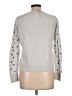 Old Navy 100% Cotton Polka Dots Silver Cardigan Size L - photo 2