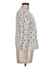 Old Navy 100% Cotton Polka Dots Silver Cardigan Size L - photo 4