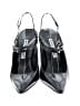 Manolo Blahnik 100% Leather Black Heels Size EU 37 1/2 - photo 2