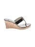 MICHAEL Michael Kors Silver Brown Wedges Size 6 - photo 1