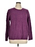Croft & Barrow Chevron-herringbone Purple Pullover Sweater Size XL - photo 1