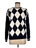 Talbots 100% Cotton Argyle Blue Pullover Sweater Size M - photo 1