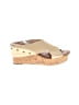 Crown Vintage Tan Wedges Size 8 1/2 - photo 1