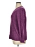 Croft & Barrow Chevron-herringbone Purple Pullover Sweater Size XL - photo 5