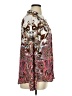 JM Collection Paisley Burgundy Long Sleeve Blouse Size XL - photo 4