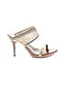Rene Caovilla Gold Sandals Size EU 37 1/2 - photo 1