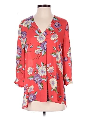 Rose + Olive 3/4 Sleeve Blouse (view 1)
