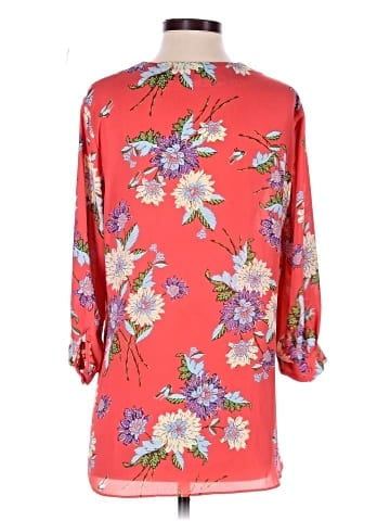 Rose + Olive 3/4 Sleeve Blouse (view 2)