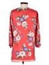 Rose + Olive 100% Polyester Floral Red 3/4 Sleeve Blouse Size M - photo 2