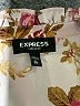 Express 100% Polyester Floral Pink Long Sleeve Blouse Size XL - photo 7