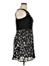 Eric + Lani 100% Polyester Graphic Black Cocktail Dress Size XL - photo 4