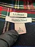 L.L.Bean Plaid Black Long Sleeve Button-Down Shirt Size L (petite) - photo 7