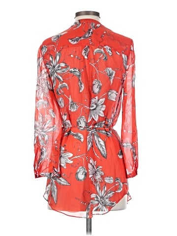 Leifsdottir 3/4 Sleeve Silk Top (view 2)
