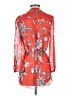 Leifsdottir 100% Silk Red 3/4 Sleeve Silk Top Size 2 - photo 2