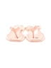 Vera Pelle Orange Flip Flops Size EU 40 - photo 2