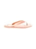 Vera Pelle Orange Flip Flops Size EU 40 - photo 1