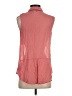 Sanctuary 100% Viscose Pink Sleeveless Button-Down Shirt Size S - photo 2