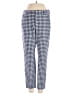 Old Navy Checkered-gingham Blue Casual Pants Size 4 - photo 1