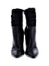 Guess 100% Leather Black Ankle Boots Size 9 1/2 - photo 2