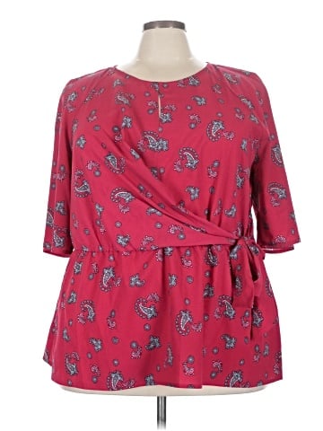 Lane Bryant Outlet 3/4 Sleeve Blouse (view 1)