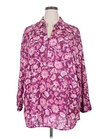 Catherines 3/4 Sleeve Blouse (view 1)