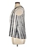 St. Tropez West Silver Sleeveless Blouse Size XL - photo 5