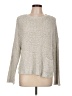 Habitat 100% Cotton Metallic Silver Pullover Sweater Size L - photo 1