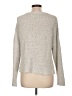 Habitat 100% Cotton Metallic Silver Pullover Sweater Size L - photo 2