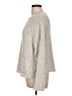 Habitat 100% Cotton Metallic Silver Pullover Sweater Size L - photo 5