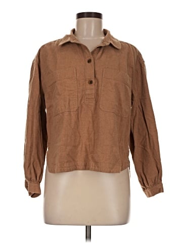 Everlane 3/4 Sleeve Button-Down Shirt (view 1)